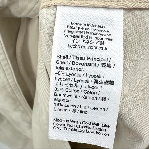 Madewell Belted Trench Coat in Drapey Twill Size M - Picture 6 of 8